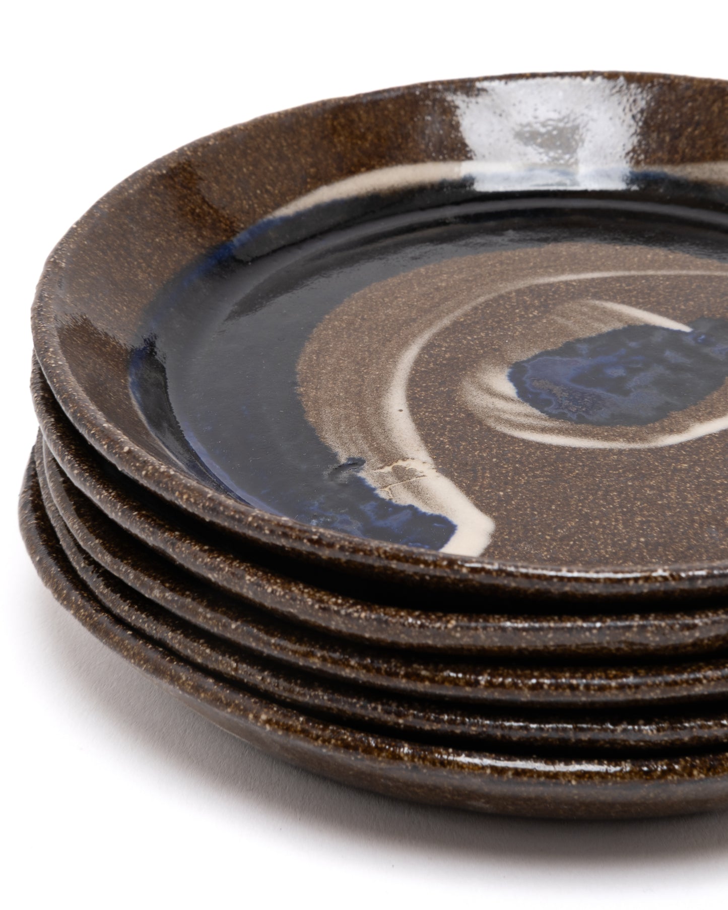 X SMALL PLATES Blue swirl