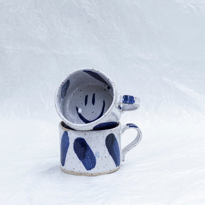 BLUE BRUSH CUP